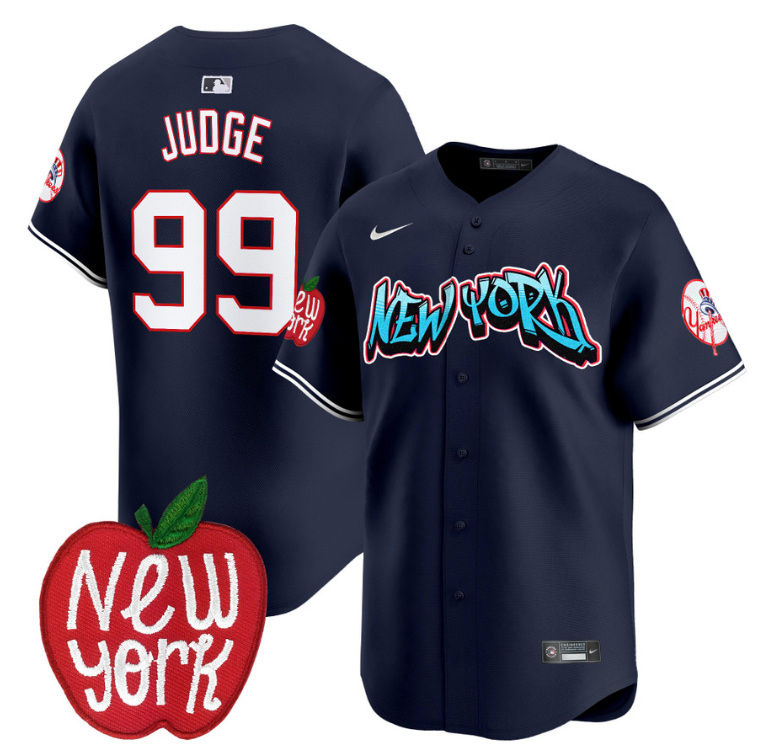 Aaron Judge Jersey #99 New York Yankees Apple Patch Vapor Premier Limited Stitched Navy