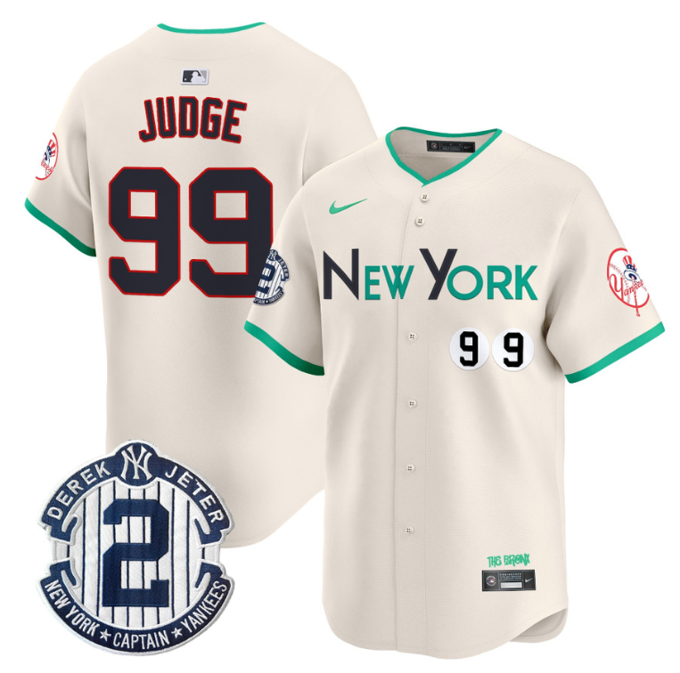 Aaron Judge Jersey #99 New York Yankees City Connect Vapor Premier Limited Stitched Cream