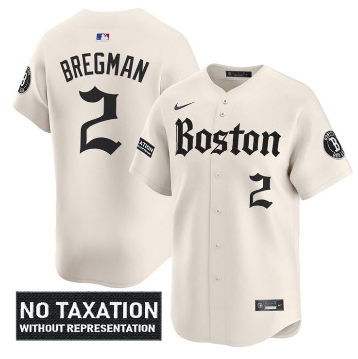 Alex Bregman Jersey #2 Boston Red Sox Retro Newspaper Edition Vapor Premier Limited Stitched