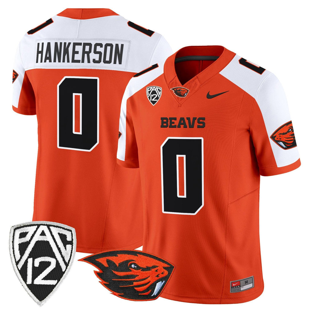 Anthony Hankerson Jersey #0 Oregon State Beavers 2025 Limited Stitched Orange Alter