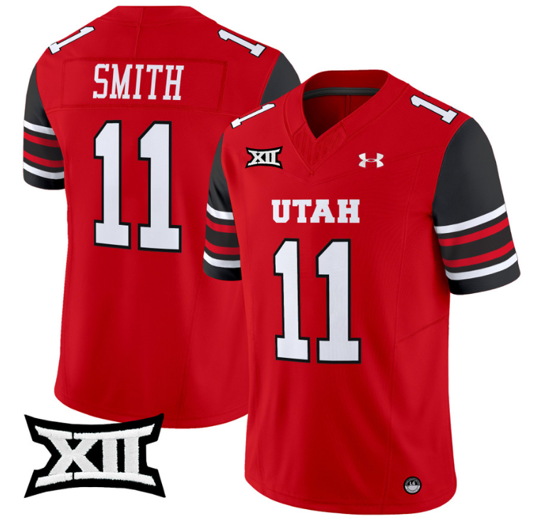 Alex Smith Jersey #11 Utah Utes Vapor Limited College Football Stitched Red
