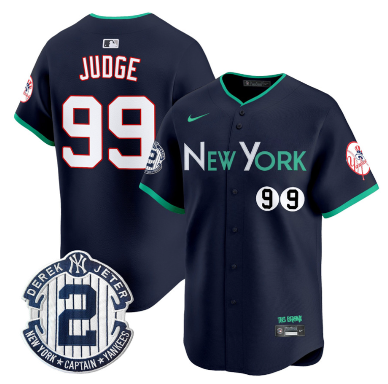 Aaron Judge Jersey #99 New York Yankees City Connect Vapor Premier Limited Stitched Navy