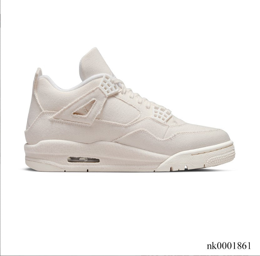 Air Jordan 4 Retro Blank Canvas Shoes Sneakers