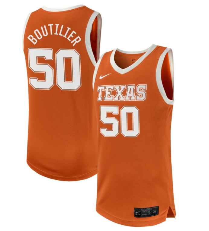 Anthon McDermott Jersey #33 Texas Longhorns NIL Basketball Texas Orange