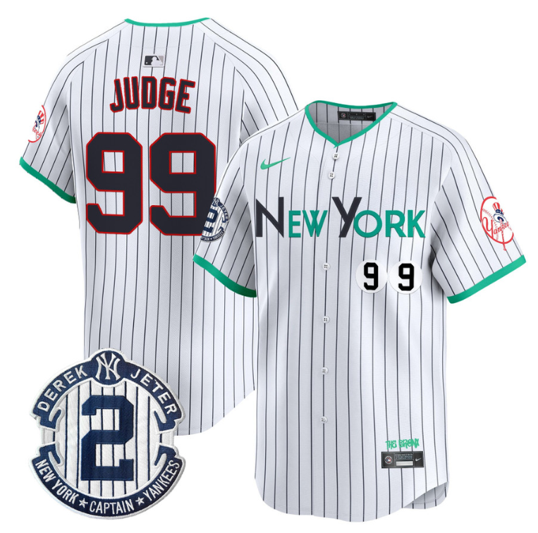 Aaron Judge Jersey #99 New York Yankees City Connect Vapor Premier Limited Stitched Pinstripe