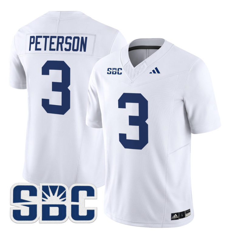 Derwin Burgess Jr Jersey #2 Georgia Southern Eagles 2024 Limited Stitched Blue