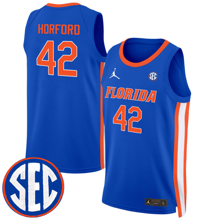 Al Horford Jersey #42 Florida Gators Swingman Basketball Stitched Royal