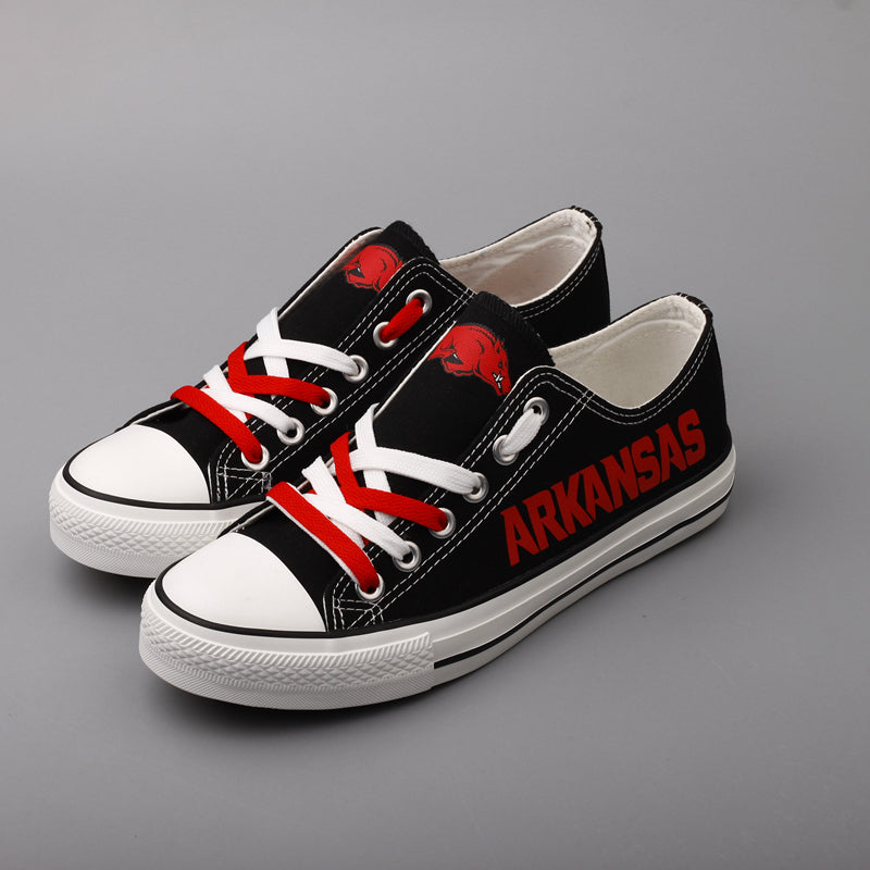 Arizona Wildcats Limited Print NCAA College Students Low Top Canvas Shoes Sport Sneakers (Copy)