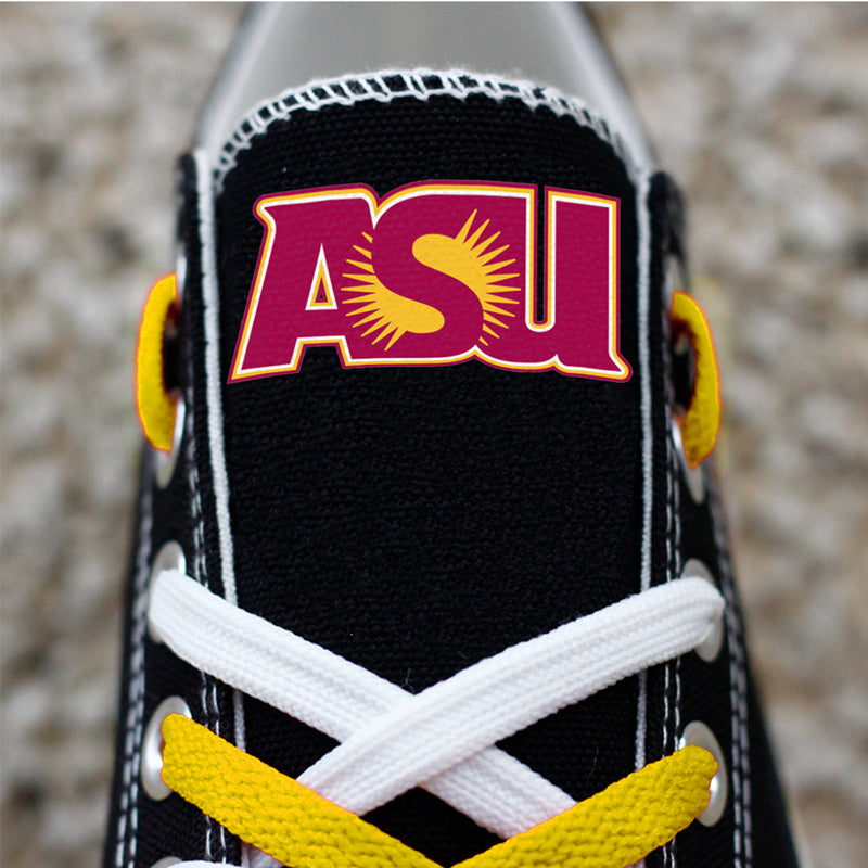 Arizona State Sun Devils Limited Print NCAA College Students Low Top Canvas Shoes Sport Sneakers 2