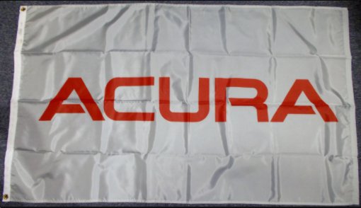 Acura Sport White Flag 3X5 Ft Polyester Banner USA 90x150cm