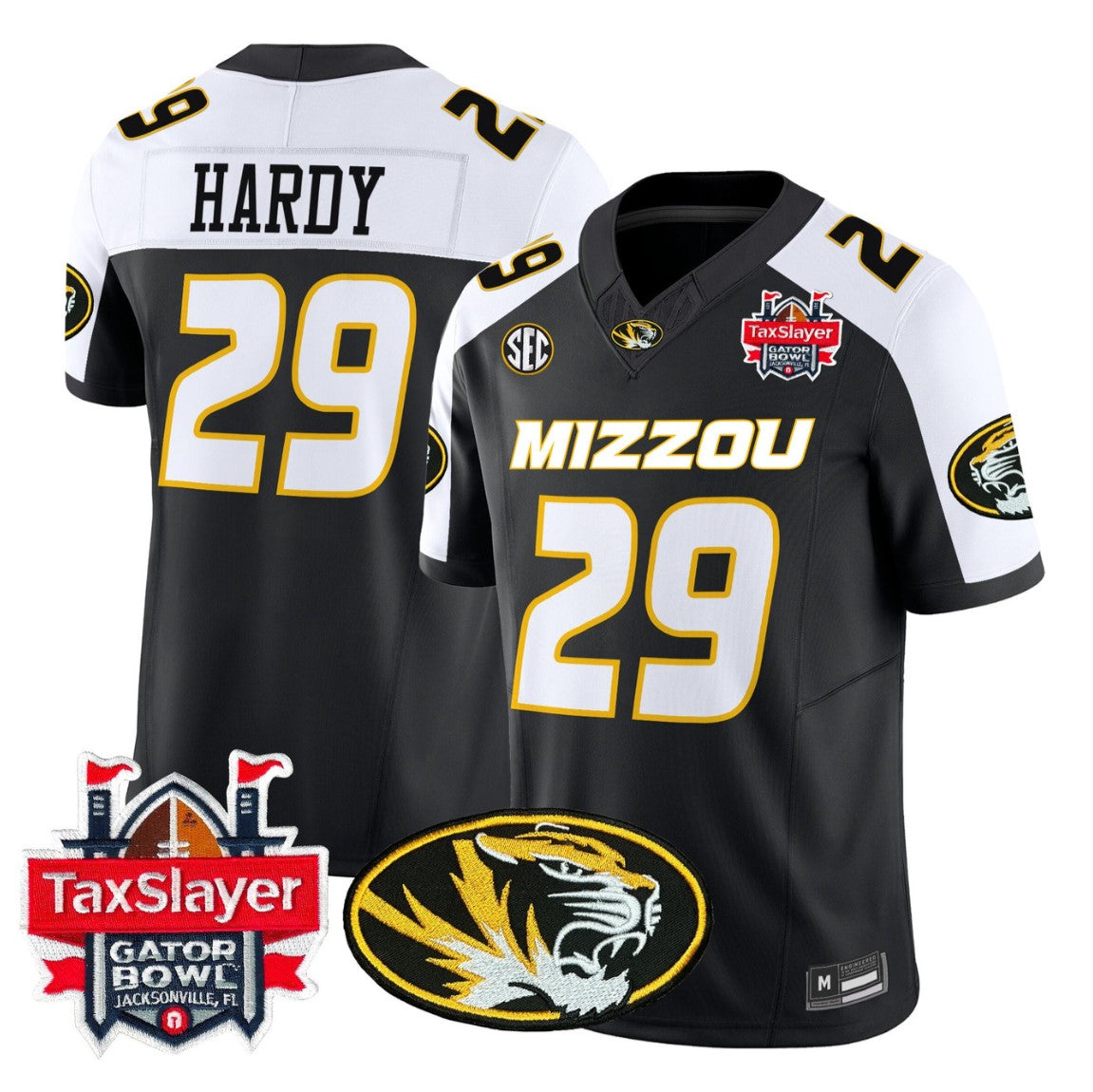 Ahmad Hardy Jersey #29 Missouri Tigers 2025 Gator Bowl Vapor Stitched