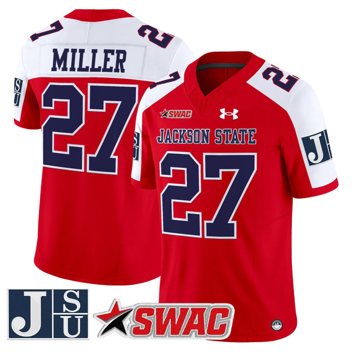 Ahmad Miller Jersey #27 Jackson State Tigers 2025 Limited Stitched