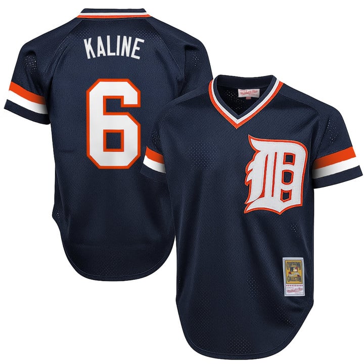 Al Kaline Jersey #6 Detroit Tigers Throwback Cooperstown Stitched Navy
