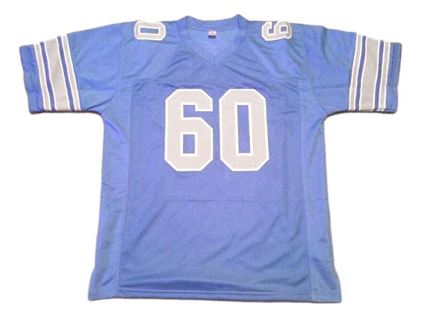 Al Baker Jersey #60 Custom Unsigned Football Stitched Light Blue