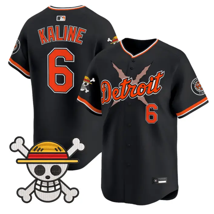 Al Kaline Jersey #6 Detroit Tigers One Piece Premier Stitched