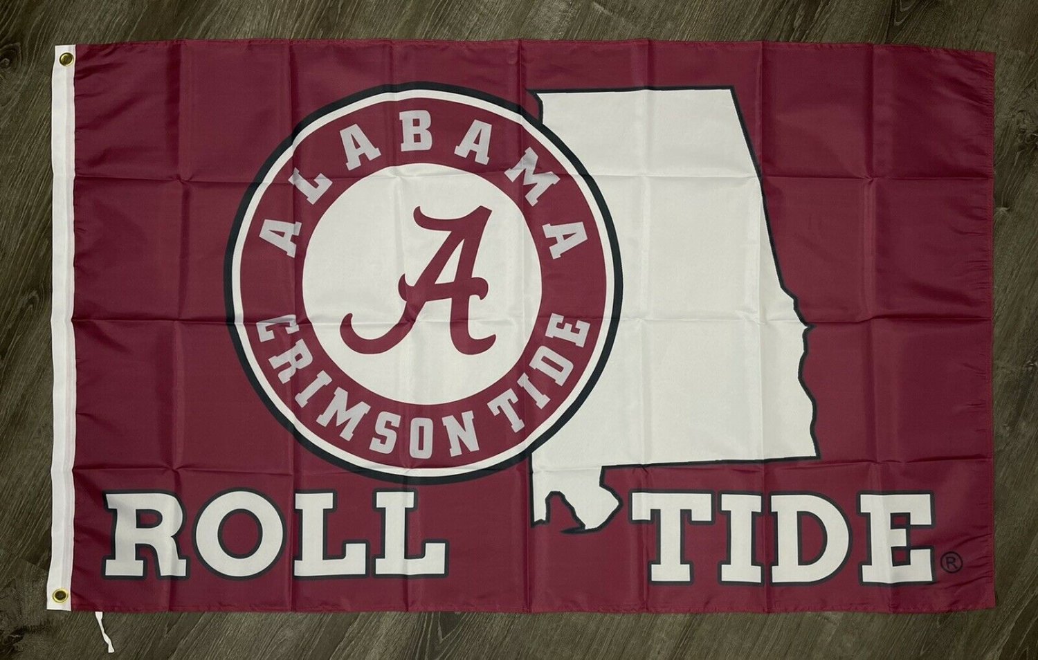 Alabama Crimson Tide Flag 3x5 ft Sports State Banner Man-Cave Garage