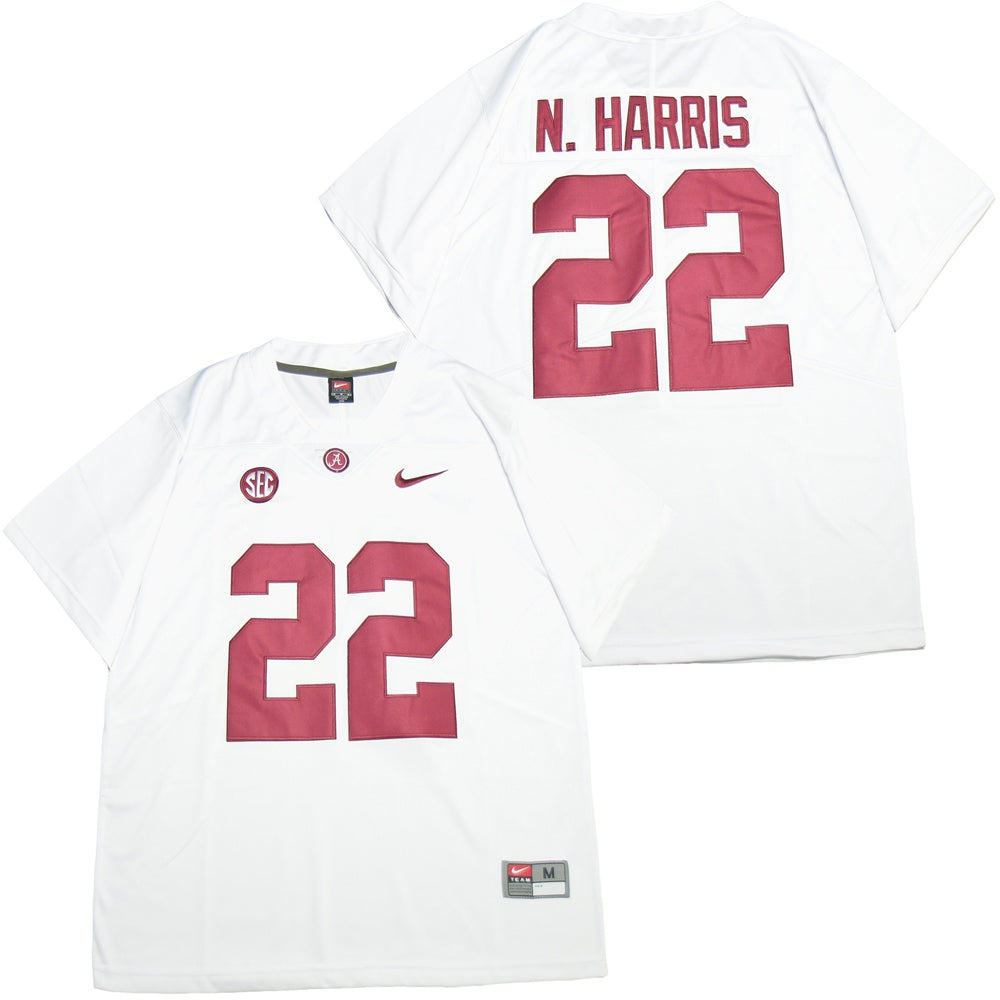 Alabama Crimson Tide #22 Najee Harris Football Jersey White