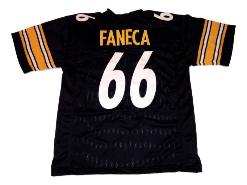 Alan Faneca Jersey #66 Custom Unsigned Football Stitched Black