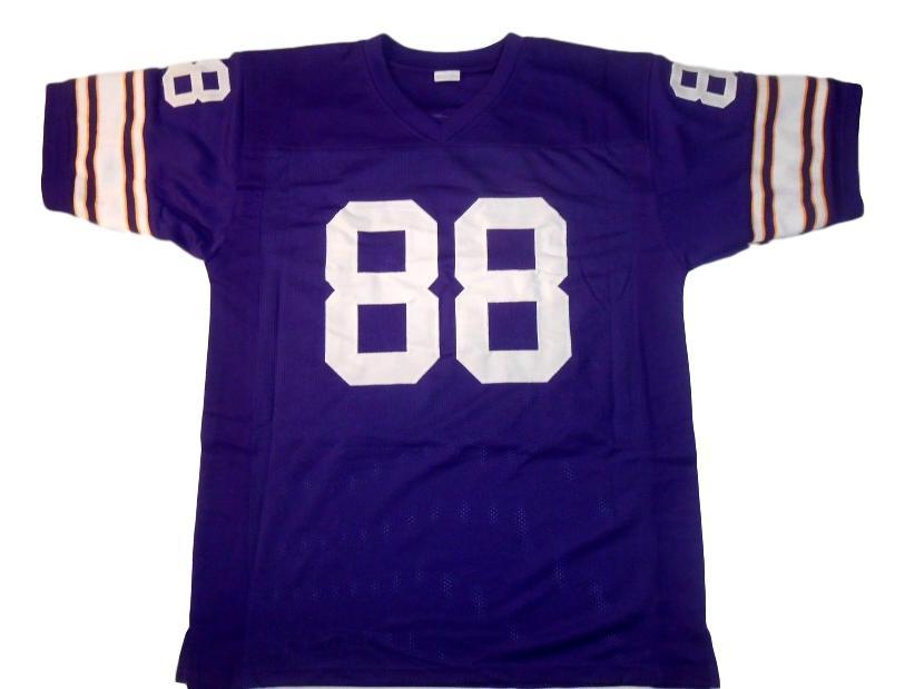 Alan Page Jersey #88 Custom Unsigned Football Stitched Purple