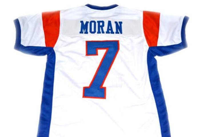 Alex Moran Jersey #7 Custom Unsigned Football Stitched White