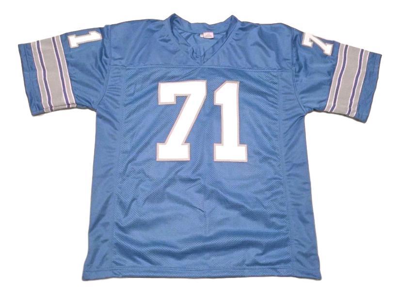 Alex Karras Jersey #71 Custom Unsigned Football Stitched Blue