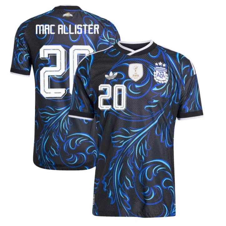 Alexis Mac Allister Jersey #20 Argentina 2026 National Team Soccer