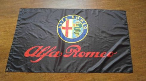 Alfa Romeo Car Racing Flag 3X5 Ft Polyester Banner USA 90x150cm