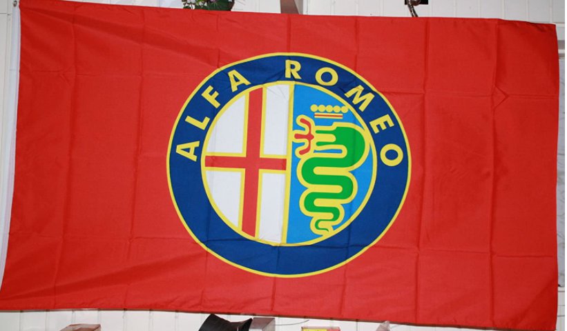 Alfa Romeo Flag Red 3X5 Ft Polyester Banner USA 90x150cm