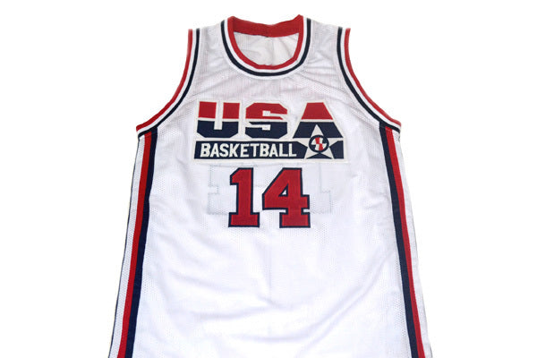 Alonzo Mourning Jersey #14 Team USA Basketball White