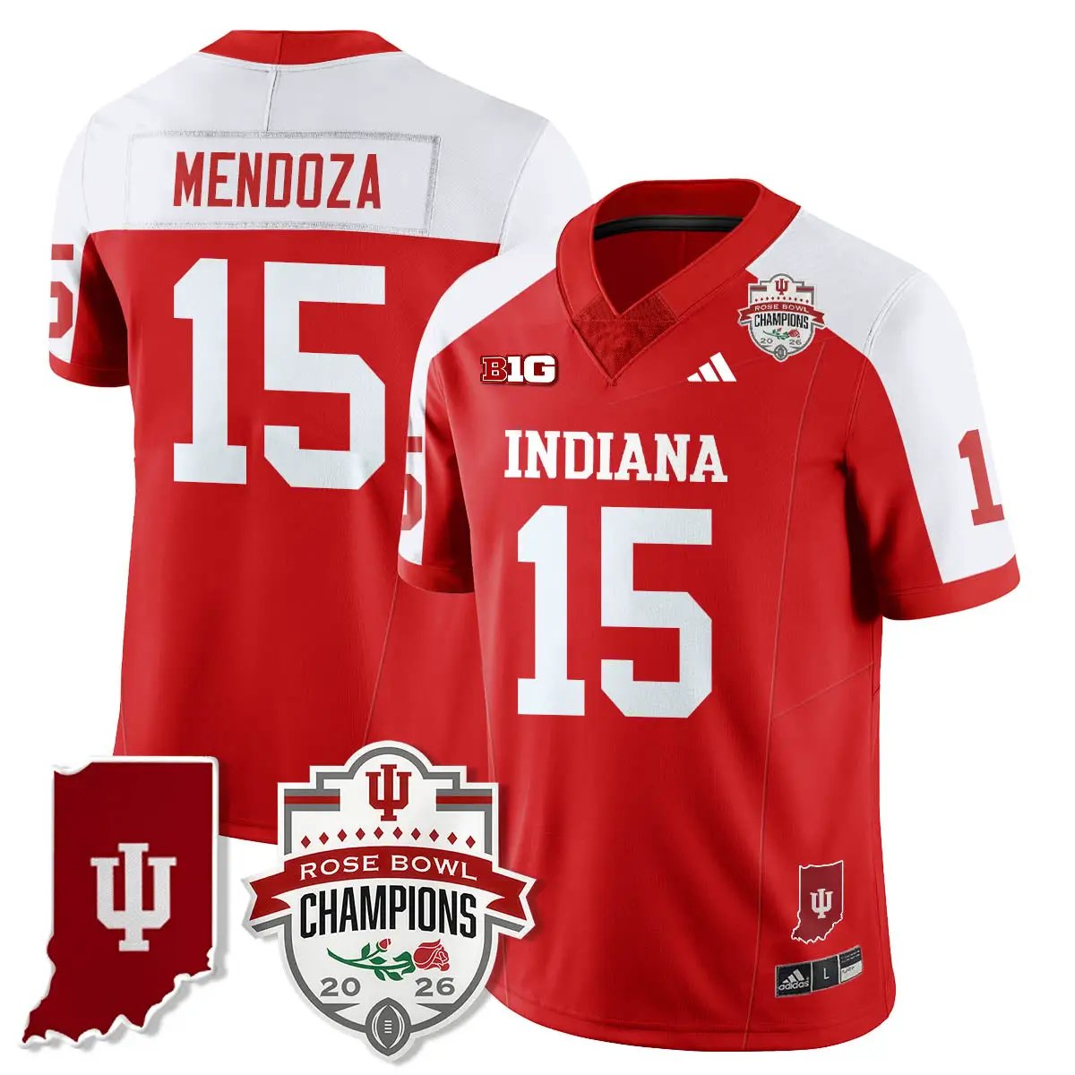 Men India National Vapor Limited Football Jersey - Rose Bowl Champions