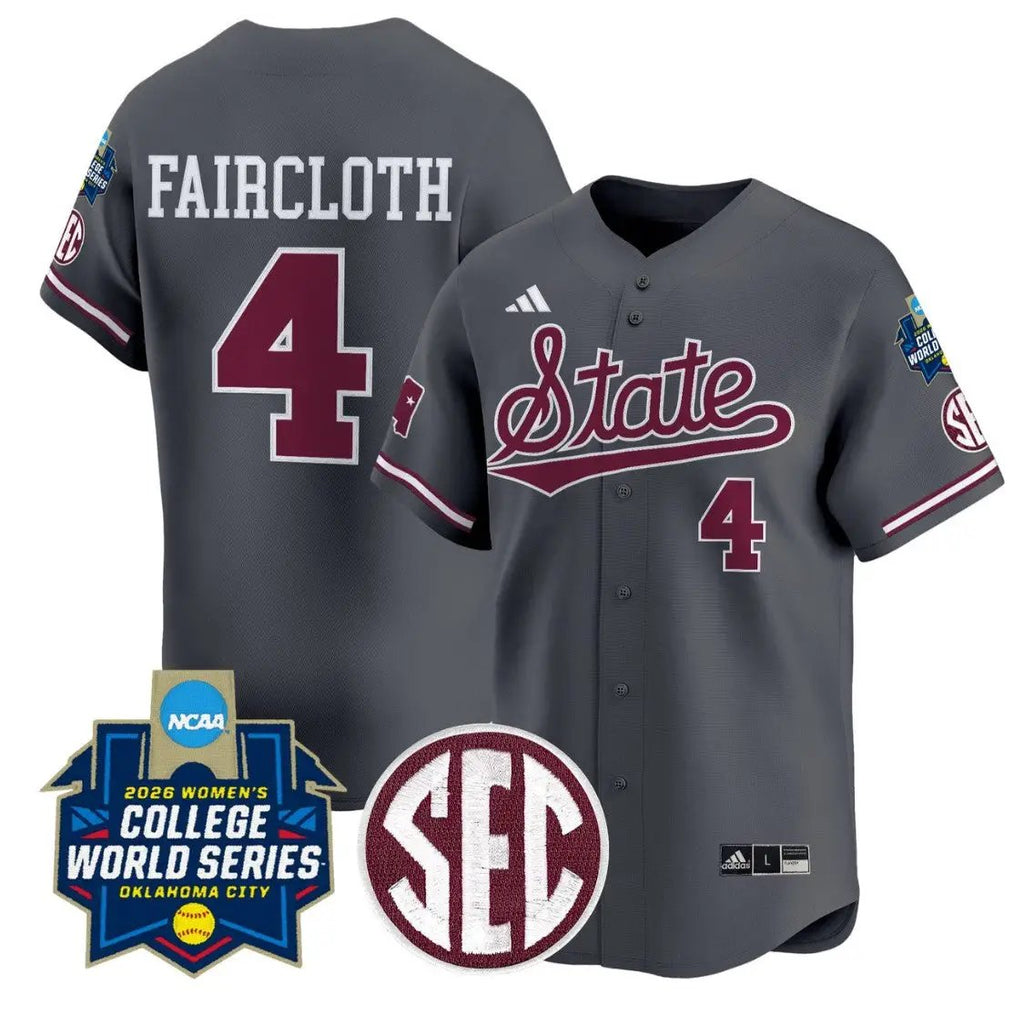 Alyssa Faircloth Jersey #4 State Softball 2026 World Series Stitched