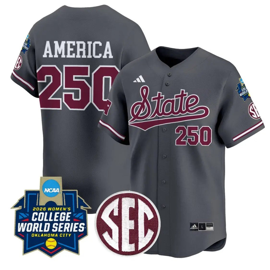 America Jersey #250 State Softball 2026 World Series Stitched