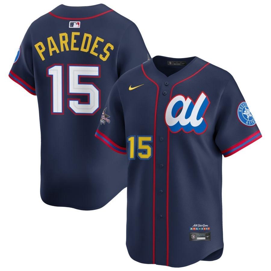 American League Isaac Paredes Navy 2025 All-Star Game Limited Jersey Stitched
