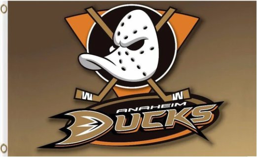 Anaheim Ducks Custom US Flag 3X5Ft Polyester Digital Print Banner USA