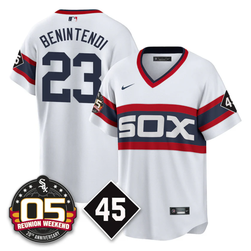 Andrew Benintendi Jersey #23 Chicago White Sox 2025 Reunion Weekend