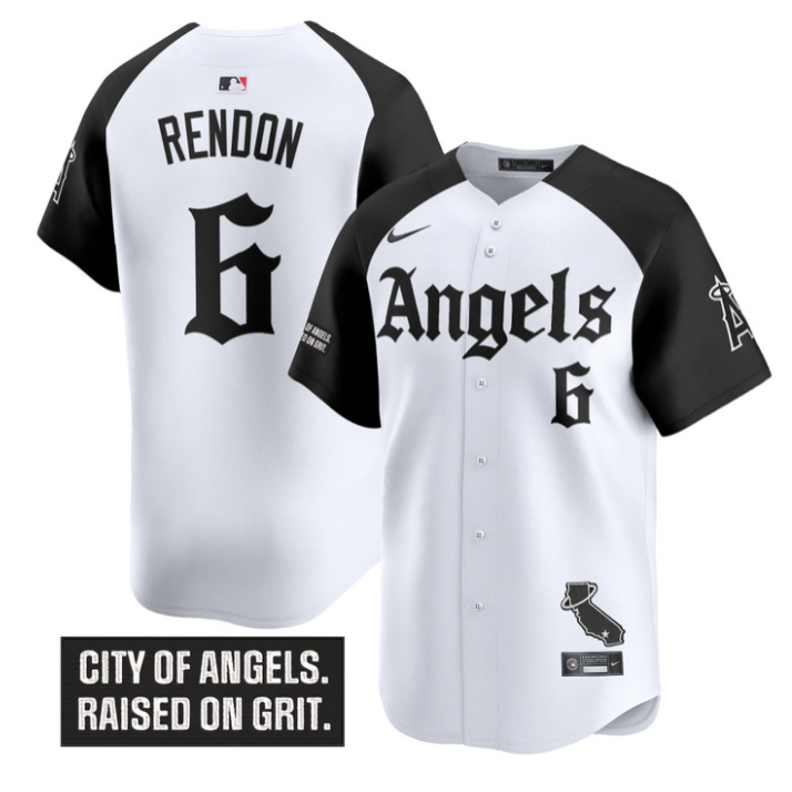 Anthony Rendon Jersey #6 Los Angeles Angels Gothic Halo Edition Stitched