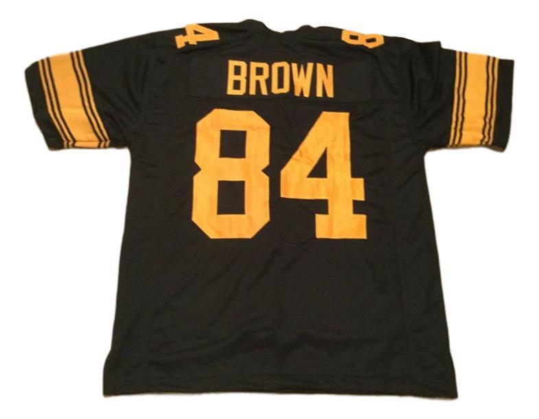 Antonio Brown Jersey #84 Custom Unsigned Football Stitched Black
