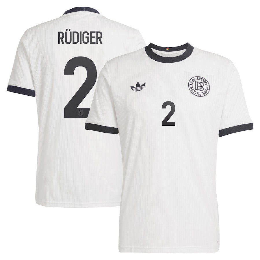 Antonio Rüdiger 2 Germany National Team 125th Anniversary Men Jersey – White