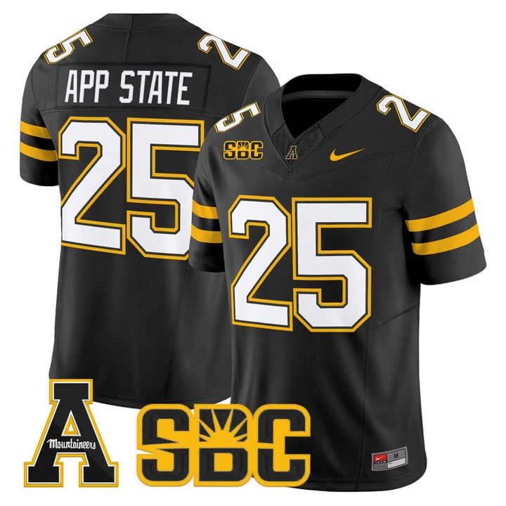 App State Jersey #25 App State Mountaineers 2025 Vapor Limited Stitched