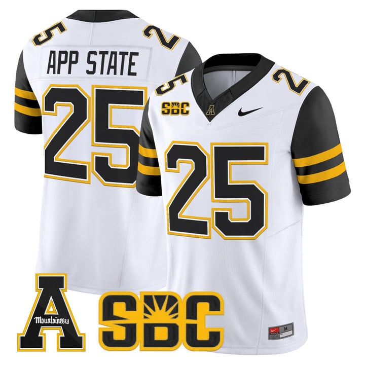 App State Jersey #25 App State Mountaineers 2025 Vapor Limited Stitched