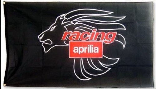 Aprilia Black Lion Motorcycle Flag 3X5 Ft Polyester Banner USA 90x150cm