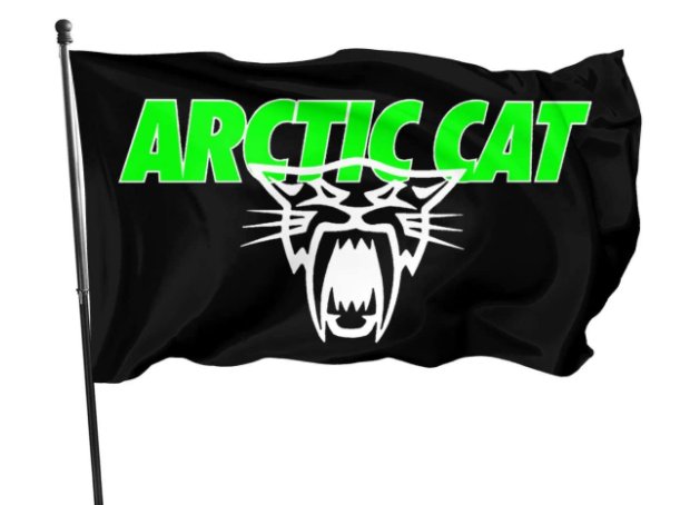 Arctic Cat Team Logo Flag 3X5 Ft Polyester Banner USA 90x150cm