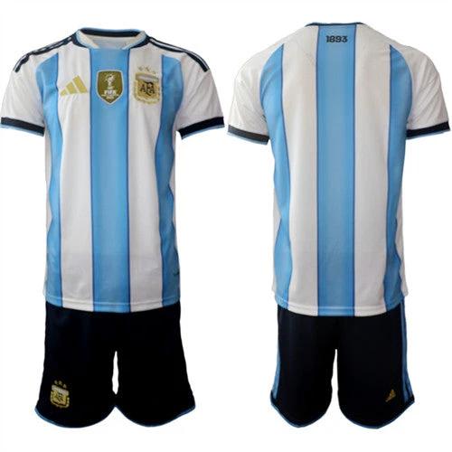 Argentina Blank Jersey National Team x World Cup 2026 Home White On Field Soccer