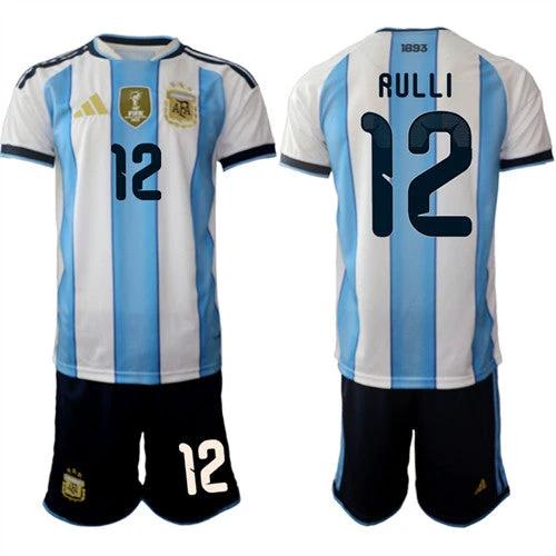 Argentina #12 RULLI Jersey National Team x World Cup 2026 Home White On Field Soccer