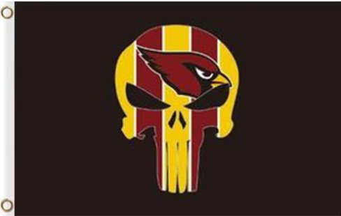 Arizona Cardinals Digital Black Flag 3X5 Ft Polyester Banner USA 90x150cm