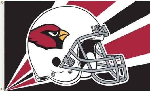Arizona Cardinals Helmet Flag 3X5 Ft Polyester Banner USA 90x150cm
