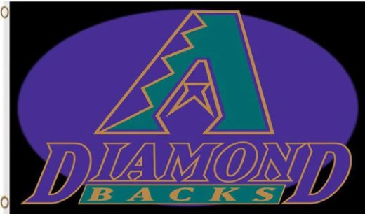 Arizona Diamondbacks Baseball Club 2 flag 3X5Ft Banner USA Polyester with Brass Grommets