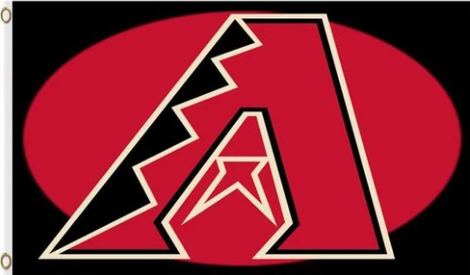 Arizona Diamondbacks Baseball Club 5 flag 3X5Ft Banner USA Polyester with Brass Grommets