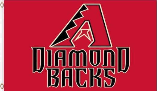 Arizona Diamondbacks Baseball Club flag 3X5 Banner USA Polyester with Brass Grommets