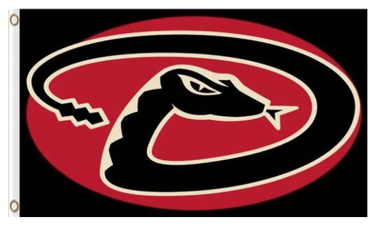 Arizona Diamondbacks Baseball Club flag 3X5Ft Banner USA Polyester with Brass Grommets